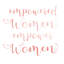 «Womanly Conseils II», art textuel sur toile-509625979