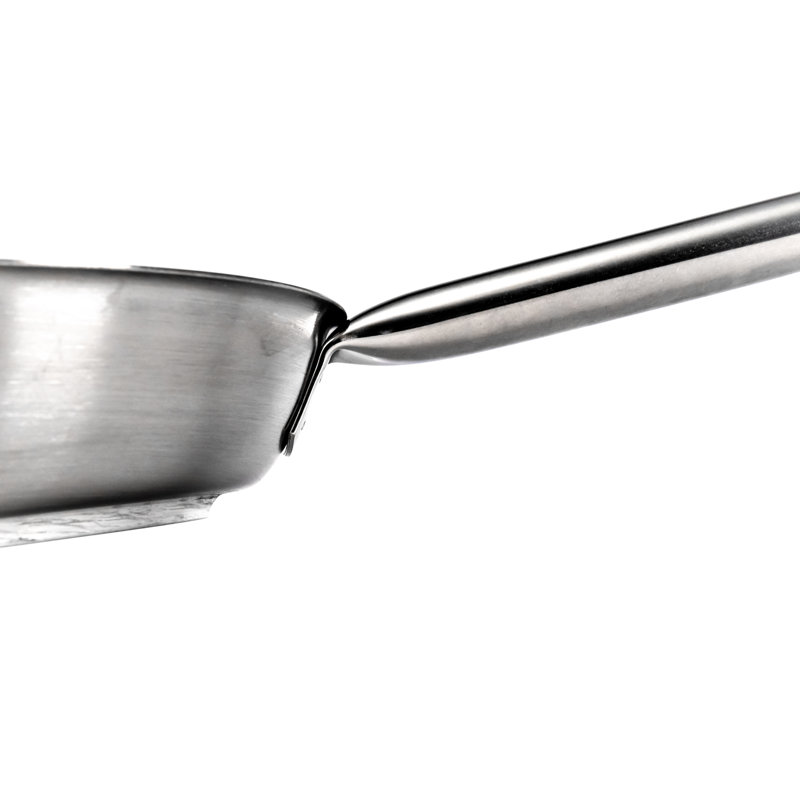 Poêle à frire en acier inoxydable Matfer Bourgeat, l 11,8 po
