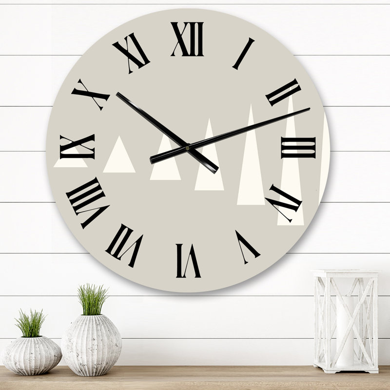 Horloge murale tardive 20S, Moyen