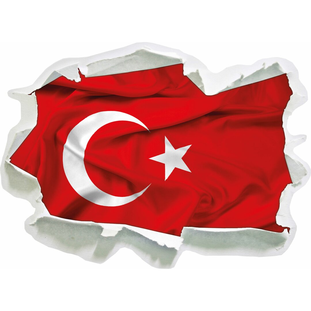 Wandtattoo Flagge der Türkei