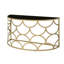 Console contemporaine de style demi-lune Eckel