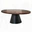 Table basse ovale de style contemporain