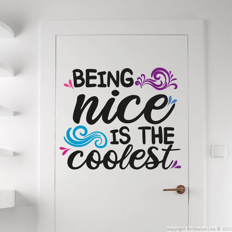 Text & Numbers Wall Decal, 28" H x 21" W