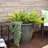Blough 24" x 24" x 20" Round Polyresin Outdoor Planter Pot - Dark Brown-1719009624-1719009895