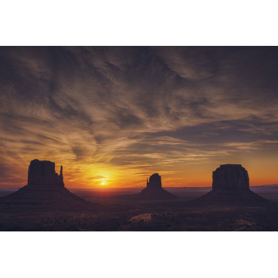 Monument Valley Sunrise - Wrapped Canvas Print