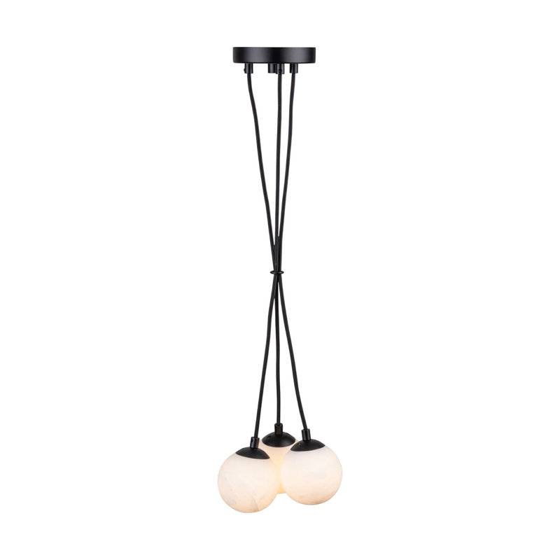 Rothman Pendant - Black - 7-Light, 3