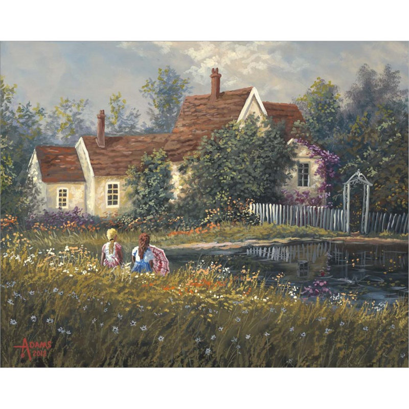 Reflections par Gary Adams, art mural sur toile