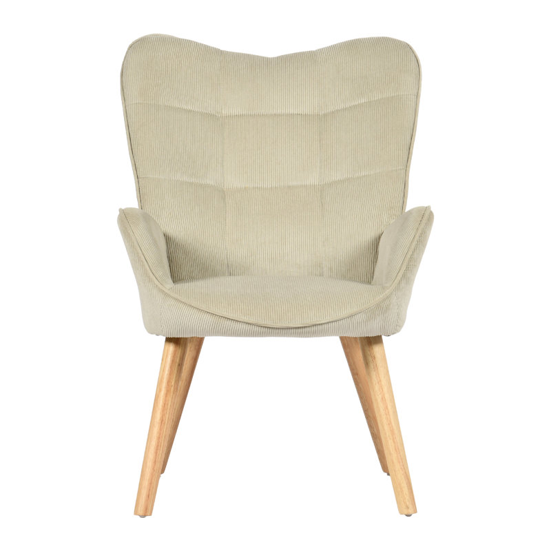 Garmon Upholstered Armchair, Grey