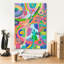 Toile épique Graffiti «Hands Up» par Hello Angel, 18 po x 26 po