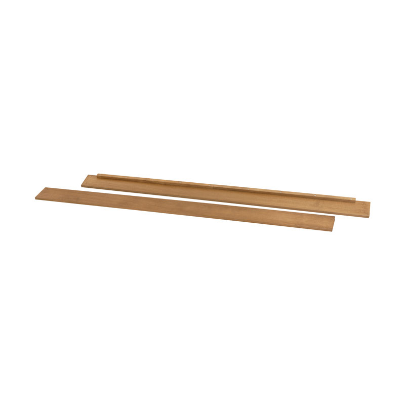 Rails pour lit double, Noisette