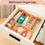 Ensemble de 25 organisateurs de tiroirs en plastique, 4 plateaux de rangement polyvalents pour salle de bain et coiffeuse, 4 bacs de rangement pour le maquillage, la chambre à coucher, les ustensiles de cuisine et le bureau-287796756