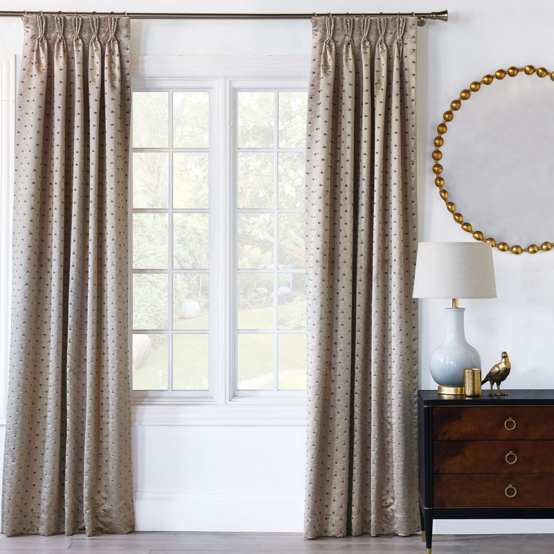 Isolde Room Darkening Curtain Single Panel, 40" W x 84" L