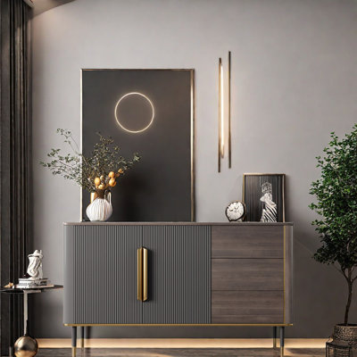 Simple Large Capacity Porch Cabinet Accent Cabinet