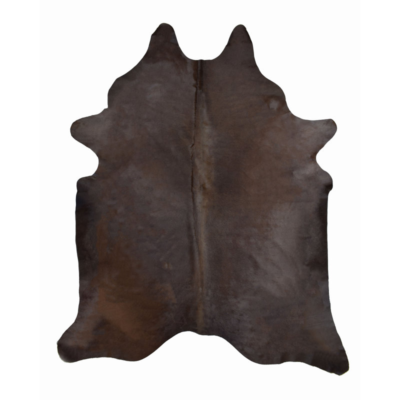 Cowhide Area Rug in Brown