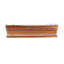 Atmosphere 2 in. x 8 in. Iridescent Recycled Glass Handmade Trim Decorative Wall & Pool Tile
