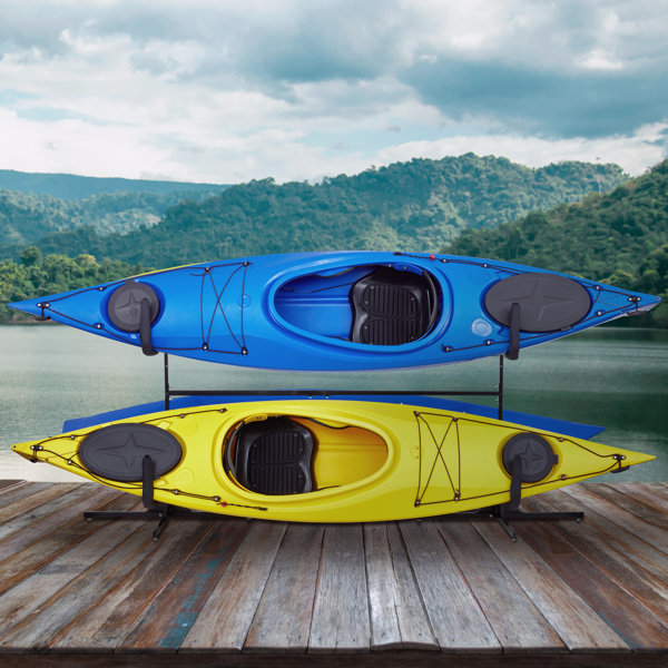 WFX Utility™ Siyeh Steel Freestanding Adjustable Kayak Rack - Wayfair ...