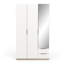 Nikkolaus 3 Door Manufactured Wood Wardrobe-668975781