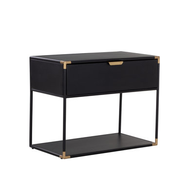 Table de chevet Tristy - noir