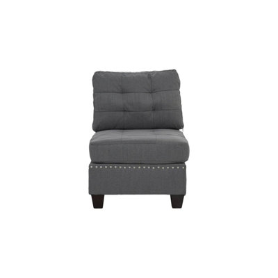 Meuble de salon capitonné sans accoudoirs 1pc