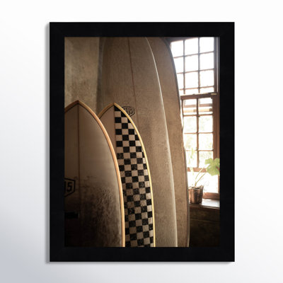 Deus Surfboards by Shot by Clint Wood Framed Wall Art Print