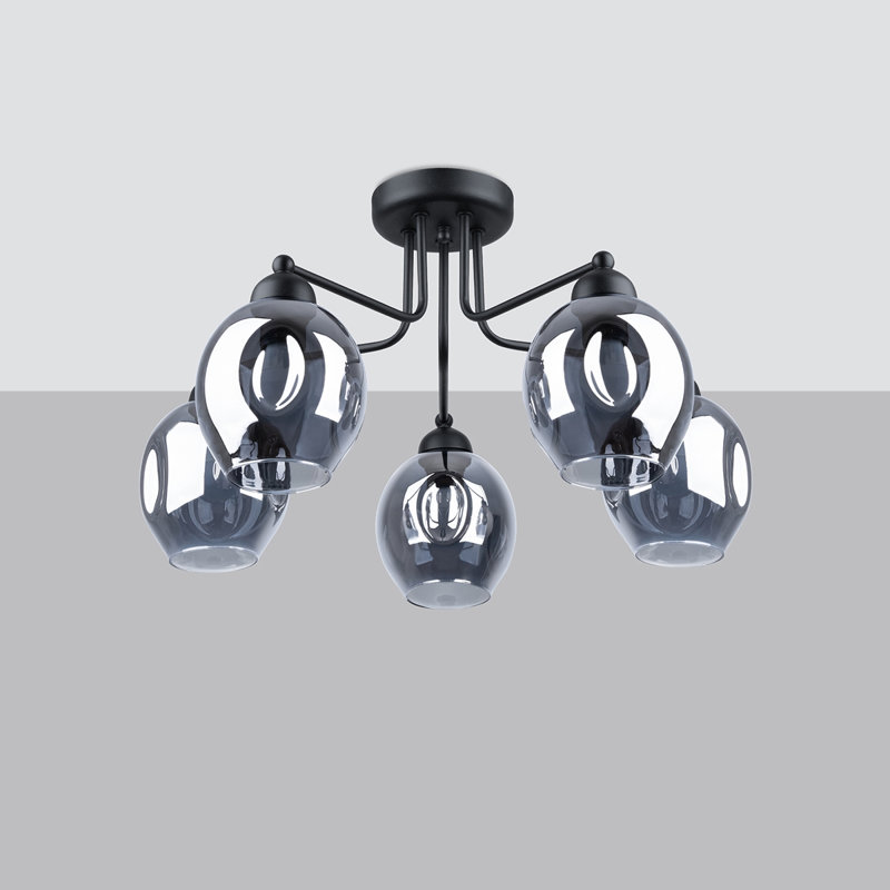 Chandelier, 5 Lights, 36cm H x 59cm W x 59cm D