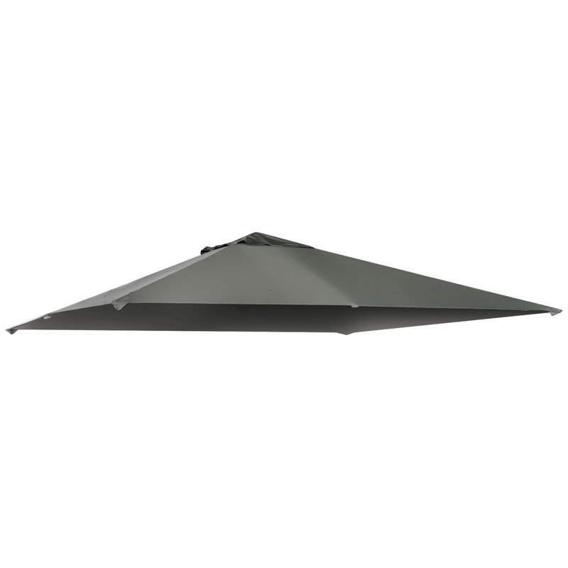 Auvent de remplacement pour abri de jardin, Gris