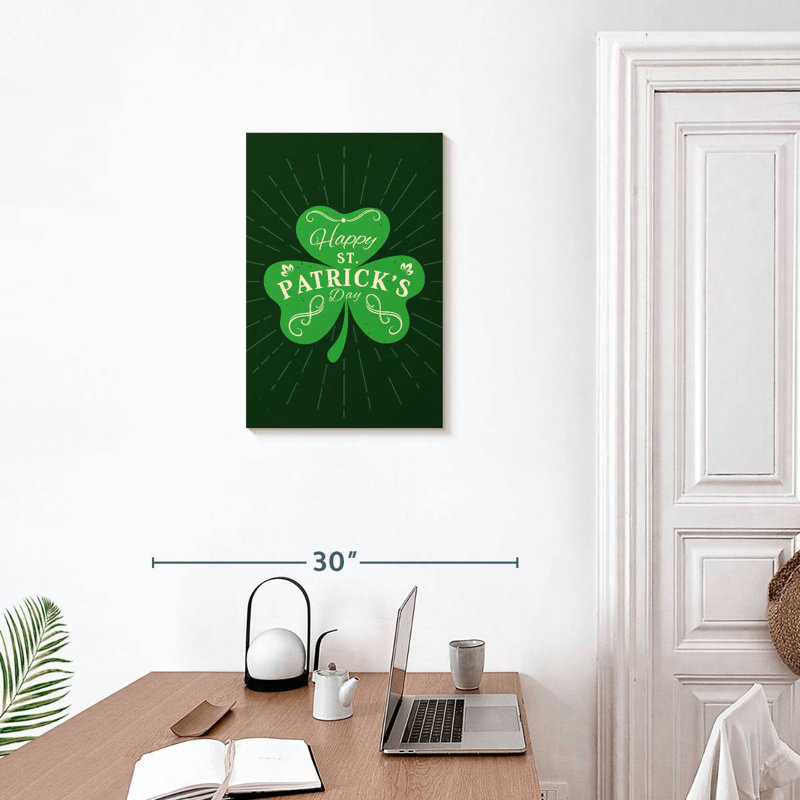 Lelend Happy St. Patrick's Day, 24" H x 16" W
