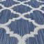 Tapis bleu à tissage plat Danesfield-633282724