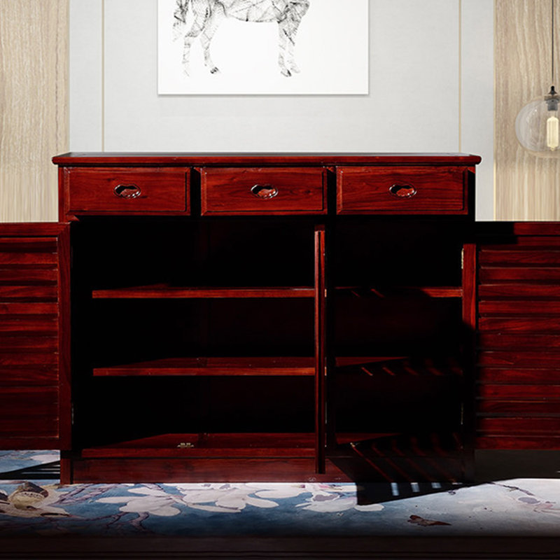 Armoire à chaussures en bois massif