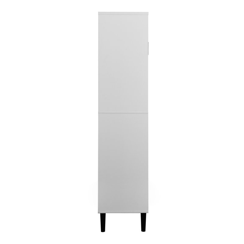 4-Door Storage Cabinet, White