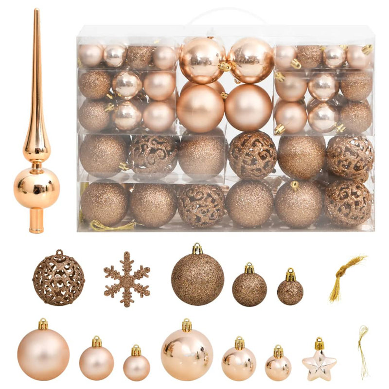 Christmas Decorative Accent, Rose Gold