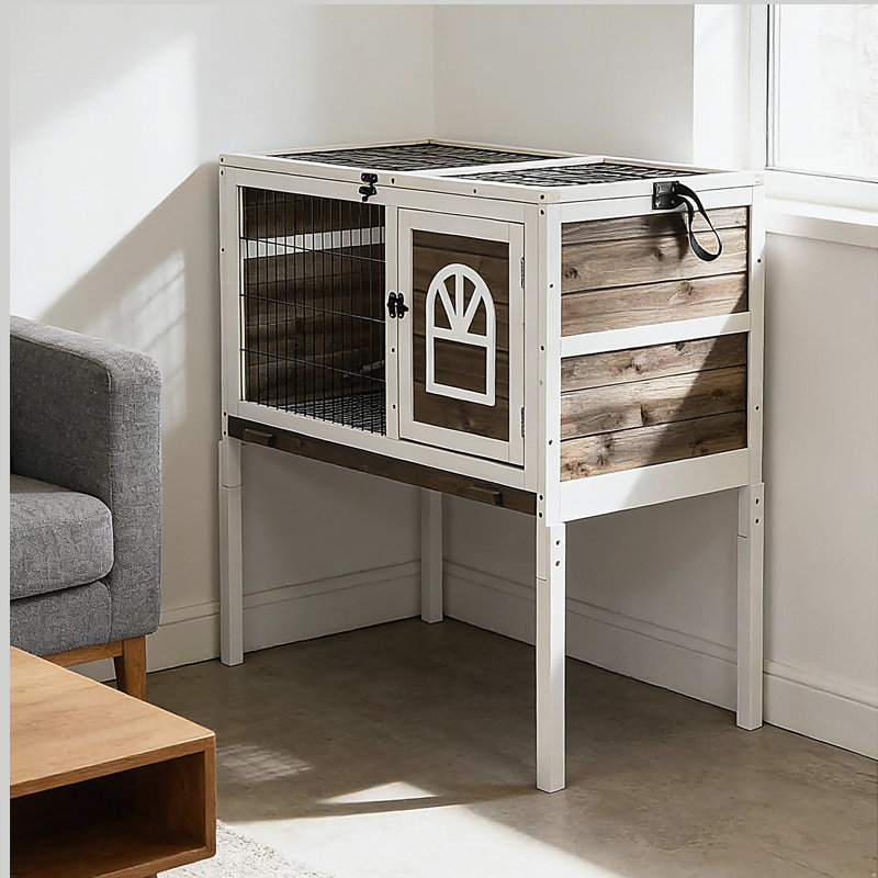 Maison pour animaux spacieuse, clapier en bois