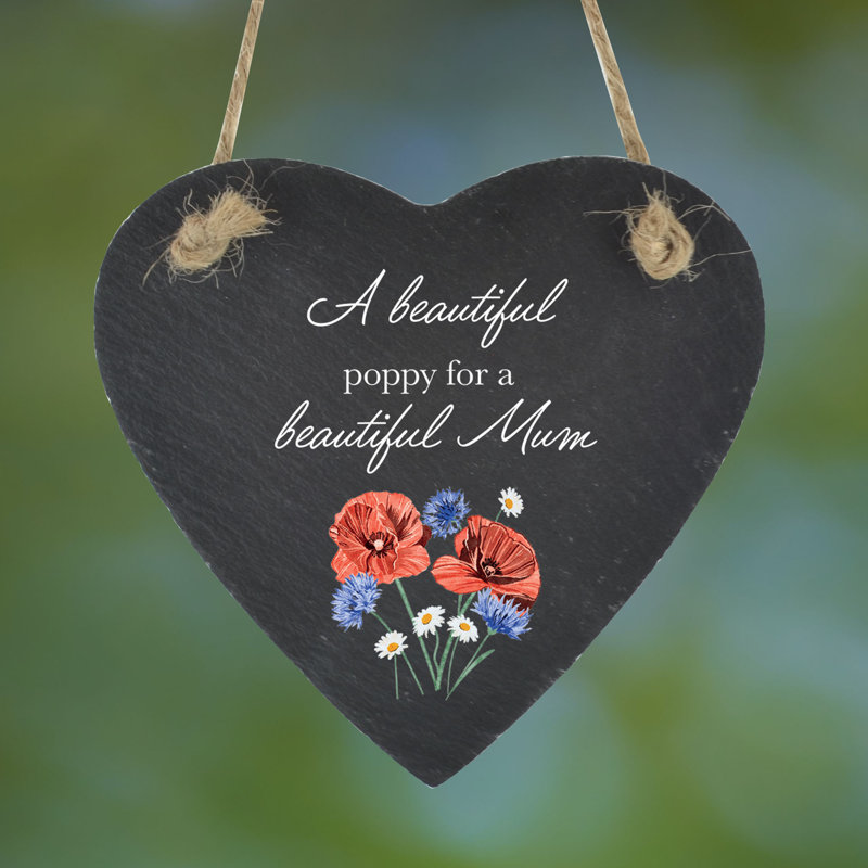 Stone Plants & Flowers Garden Sign