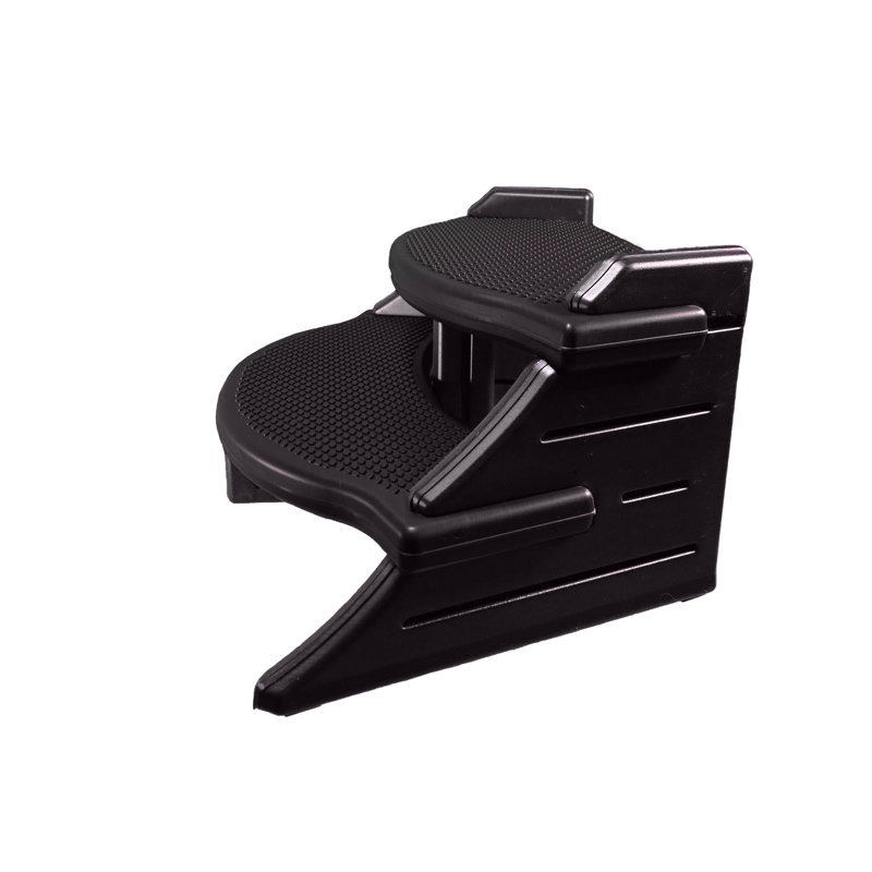 Black 40-Inch Plastic Spa and Hot Tub Step