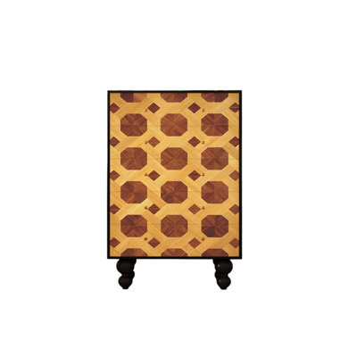 Commode de rangement en bois à cinq tiroirs