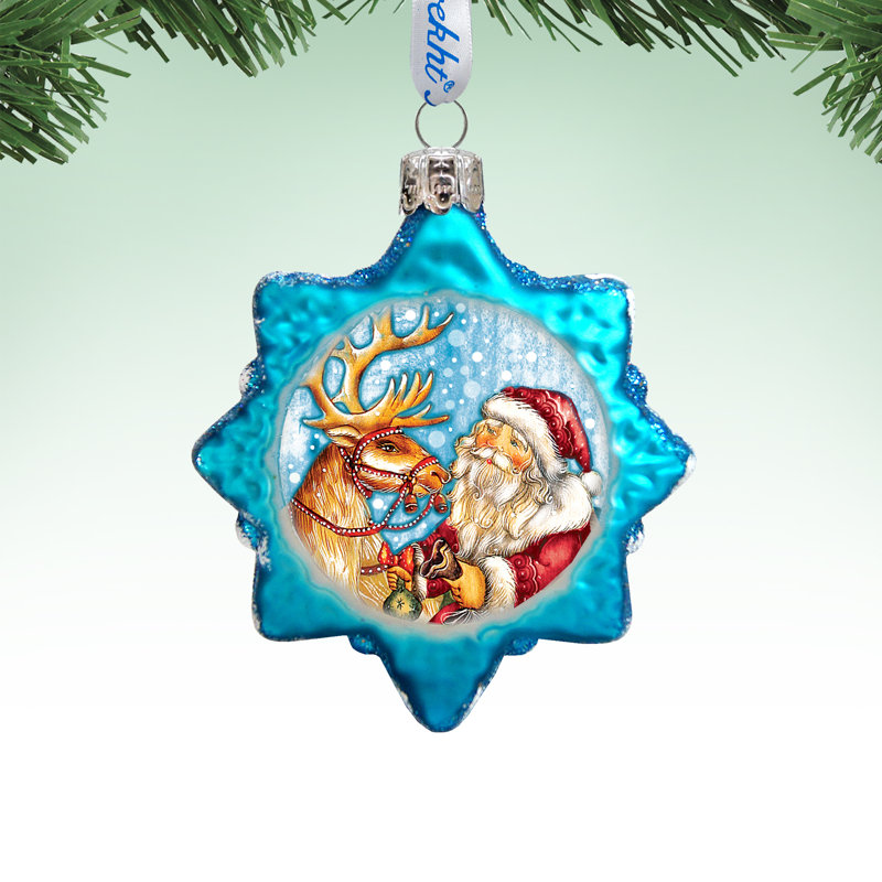 Mitchel 3'' Wood Holiday Shaped Ornament, 3" x 3" x 2"