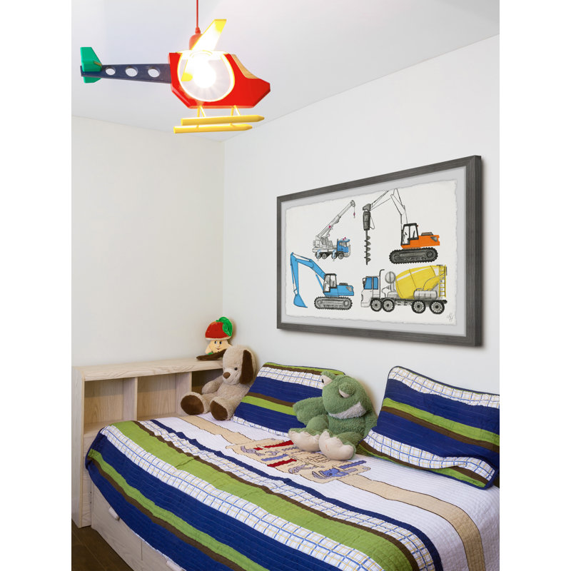 Justine Powerful Trucks - Print, 38cm H x 45cm W