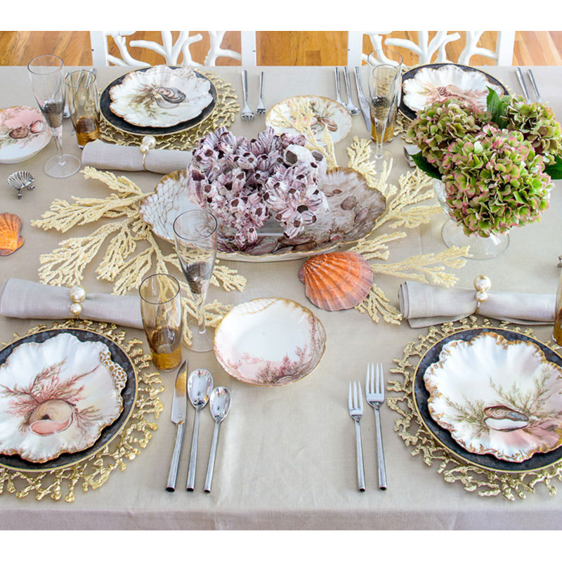 Pearl Napkin Ring, Gold