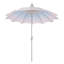 Parasol de patio 9 pi avec système de pivotement à 360 ° à bouton-poussoir, inclinaison de 30 ° (base non incluse)-1434777448