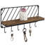 Floating Shelf with Hooks