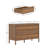 6-Drawer Accent Chest Dresser With Rubberwood Legs