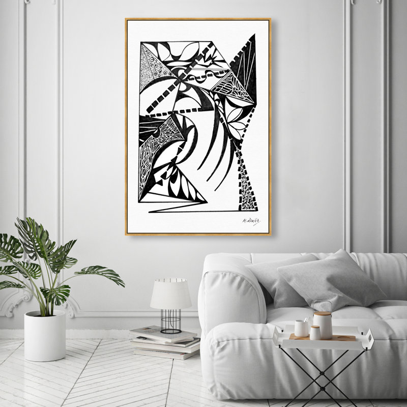 Manuel Roman - Warrior In Armor Print by Oliver Gal, 16"H x 11"W, Gold Floater Frame