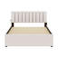 Lit plateforme tapissier avec lit gigogne-654439025