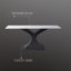 Ensemble de table de salle à manger de luxe léger et minimaliste-110432836