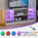 Metro Lane Ashay TV Stand Cabinet, 130X57x34cm TV Unit With LED Lights ...