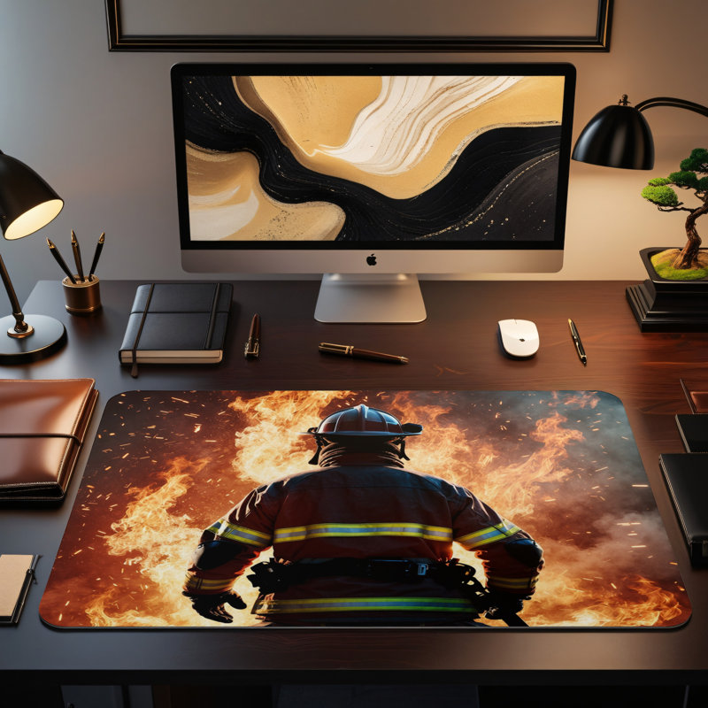 Polyester Desk Pad, 14.4x12.1