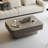 38.6" Fluted Lift-Top Coffee Table Solid Wood Veneered Coffee Table Accent Tea Table With Storage And Adjustable Height For Living Room, Bedroom, Apartment Or Office-127794026