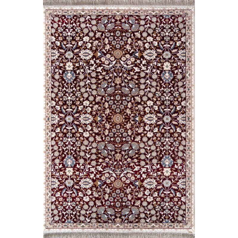 Tapis rectangulaire en coton Teapre, Tapis de couloir 2 pi 8 po x 9 pi 11 po