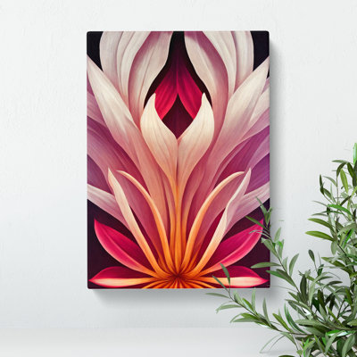 The Inquisitive Flower - Wrapped Canvas Print