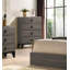 Commode en bois avec 5 tiroirs gris-1203676888